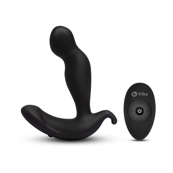 b-Vibe 360 Rotating and Vibrating Remote Control Plug Black - Image 4