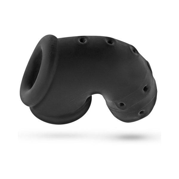OxBalls Airlock Air-Lite Vented Chastity Black Ice - Image 2