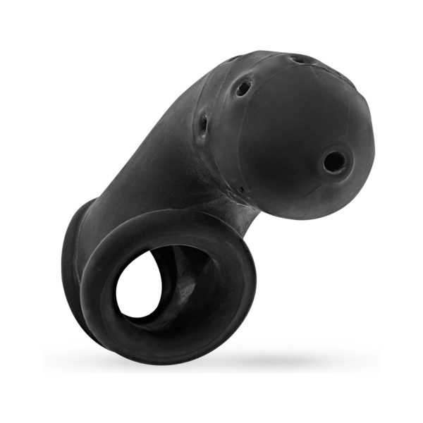 OxBalls Airlock Air-Lite Vented Chastity Black Ice - Image 7