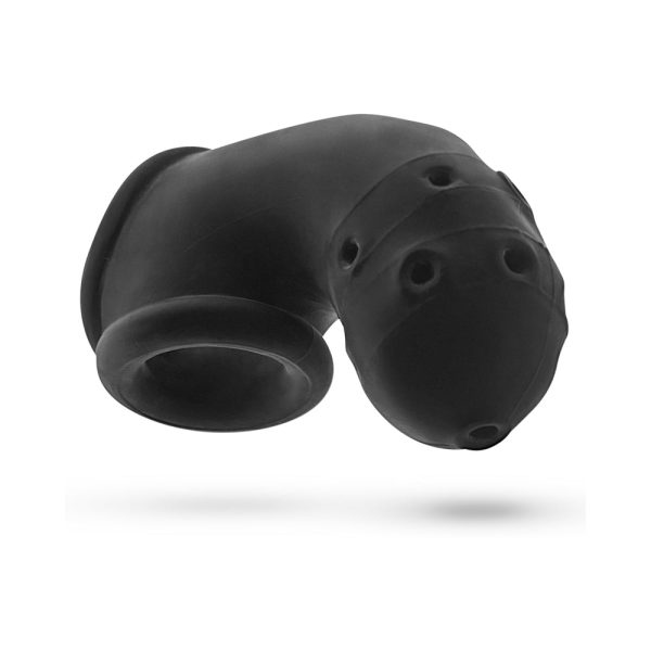 OxBalls Airlock Air-Lite Vented Chastity Black Ice - Image 8