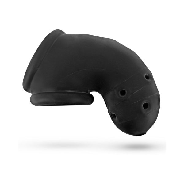 OxBalls Airlock Air-Lite Vented Chastity Black Ice - Image 9
