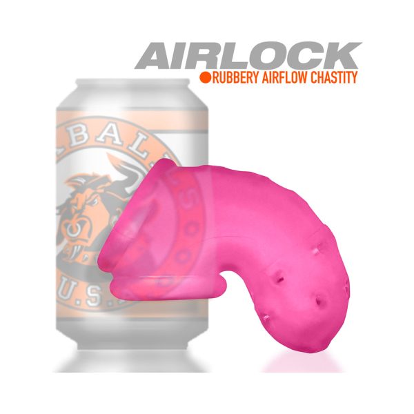 OxBalls Airlock Air-Lite Vented Chastity Pink Ice - Image 7