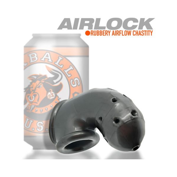 OxBalls Airlock Air-Lite Vented Chastity Steel - Image 8