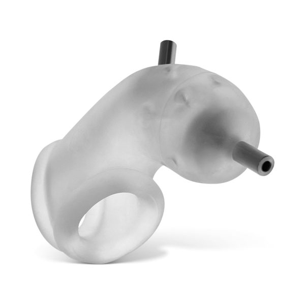 OxBalls Airlock Electro Air-Lite Vented Chastity Clear Ice - Image 6