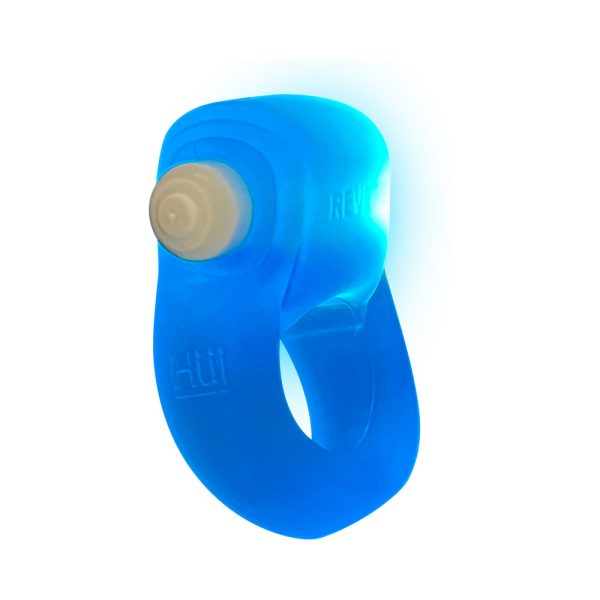 OxBalls Glowdick Cockring With Led Blue Ice - Image 6