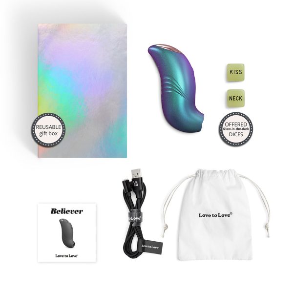 Love to Love Believer Iridescent Turquoise - Image 6