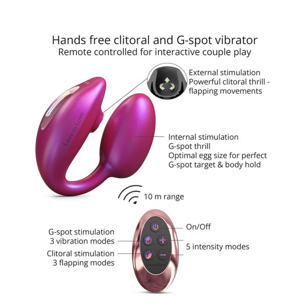 Love to Love Wonderlover with Remote Iridescent Berry - Image 3