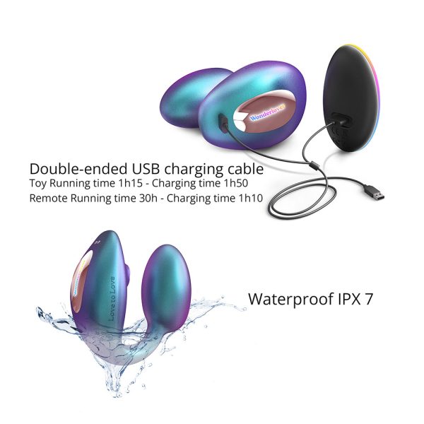 Love to Love Wonderlover with Remote Iridescent Turquoise - Image 5
