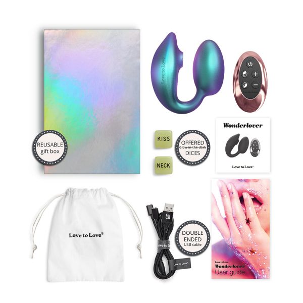 Love to Love Wonderlover with Remote Iridescent Turquoise - Image 7