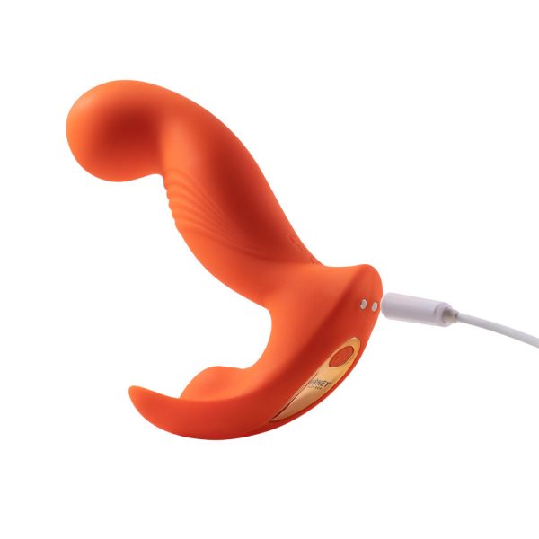 Honey Play Box Crave 3 G-spot Vibrator with Rotating Massage Head and Clit Tickler Orange - Image 6