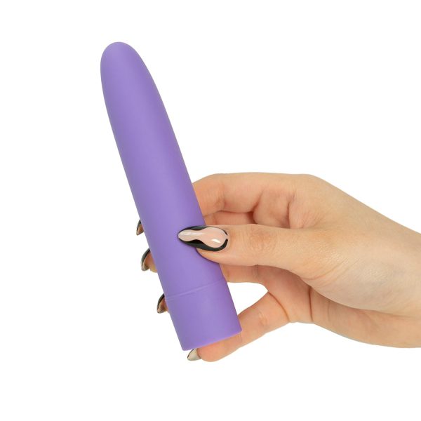 Simple & True Eezy Pleezy Classic Vibrator 5.5 in. Purple - Image 5