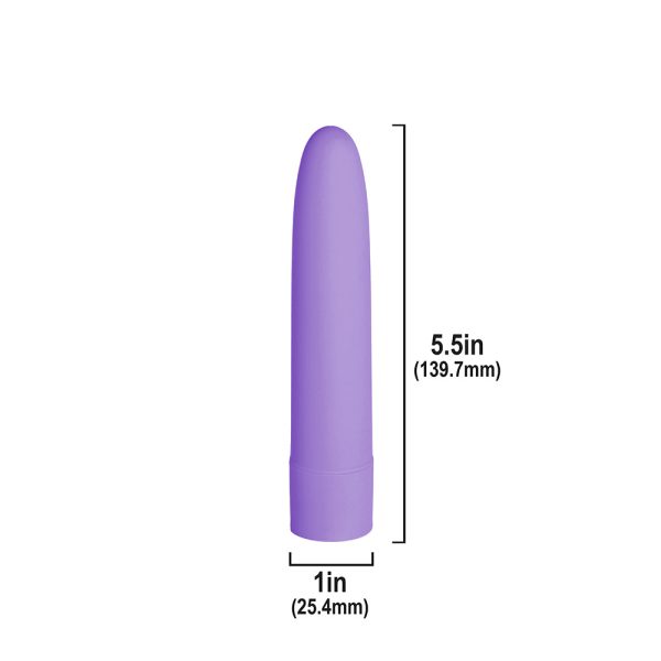 Simple & True Eezy Pleezy Classic Vibrator 5.5 in. Purple - Image 6