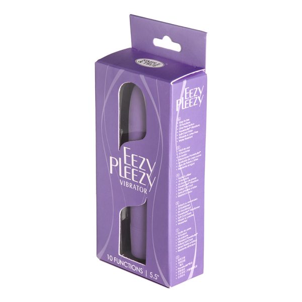 Simple & True Eezy Pleezy Classic Vibrator 5.5 in. Purple - Image 7