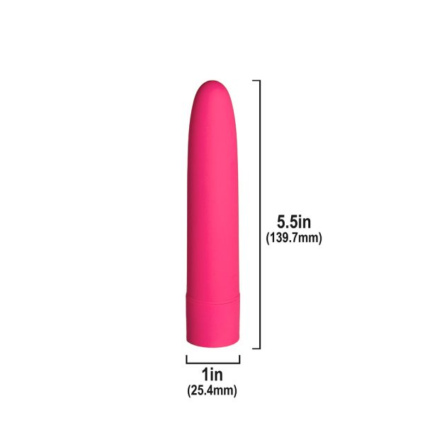 Simple & True Eezy Pleezy Classic Vibrator 5.5 in. Pink - Image 6