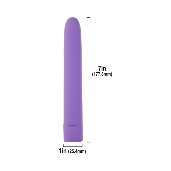 Simple & True Eezy Pleezy Classic Vibrator 7 in. Purple - Image 5