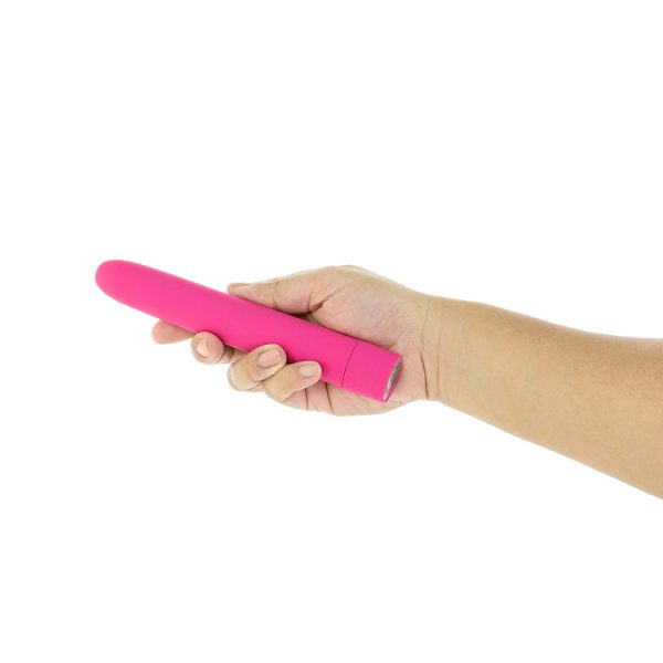 Simple & True Eezy Pleezy Classic Vibrator 7 in. Pink - Image 3