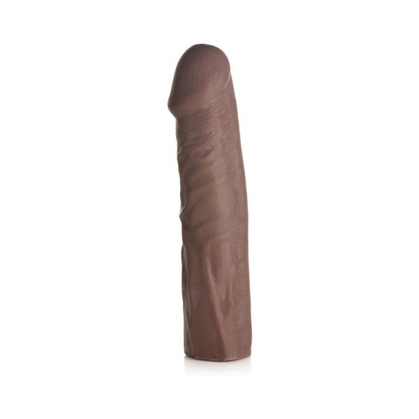 Jock Extra Long Penis Extension Sleeve 1.5 in. Dark - Image 2
