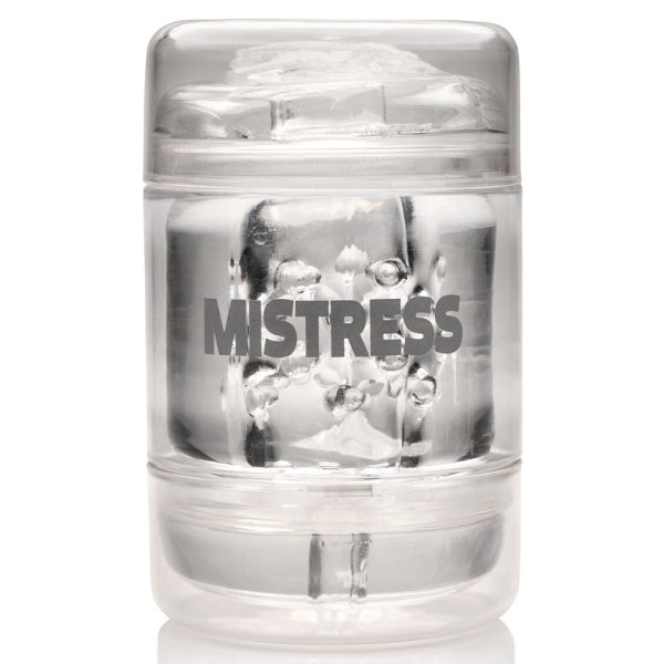 Mistress Double Shot Pussy and Ass Mini Masturbator Clear - Image 6