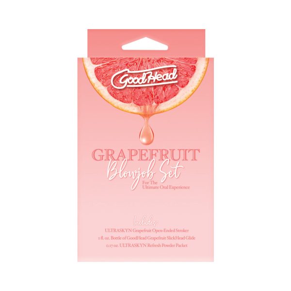 GoodHead Grapefruit Blowjob Set Yellow Pink - Image 5