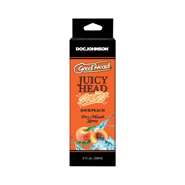 GoodHead Juicy Head Dry Mouth Spray Sour Peach 2 oz. - Image 3