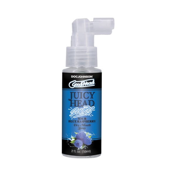 GoodHead Juicy Head Dry Mouth Spray Sour Blue Raspberry 2 oz. - Image 2