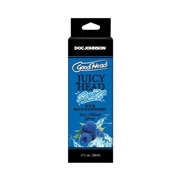 GoodHead Juicy Head Dry Mouth Spray Sour Blue Raspberry 2 oz. - Image 3