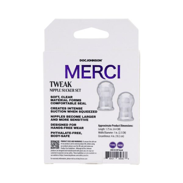 Merci Tweak Nipple Sucker Set Clear - Image 7