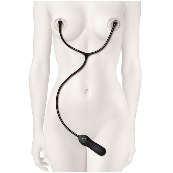 Merci Swell Auto Vibrating Nipple Sucker Cups Black - Image 5
