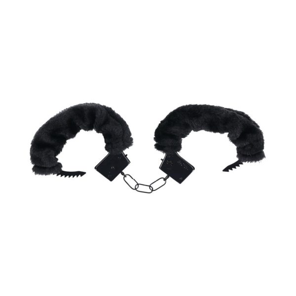 Merci Fluff Cuffs Black - Image 3