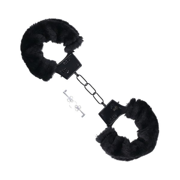 Merci Fluff Cuffs Black - Image 5