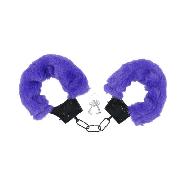Merci Fluff Cuffs Violet - Image 4