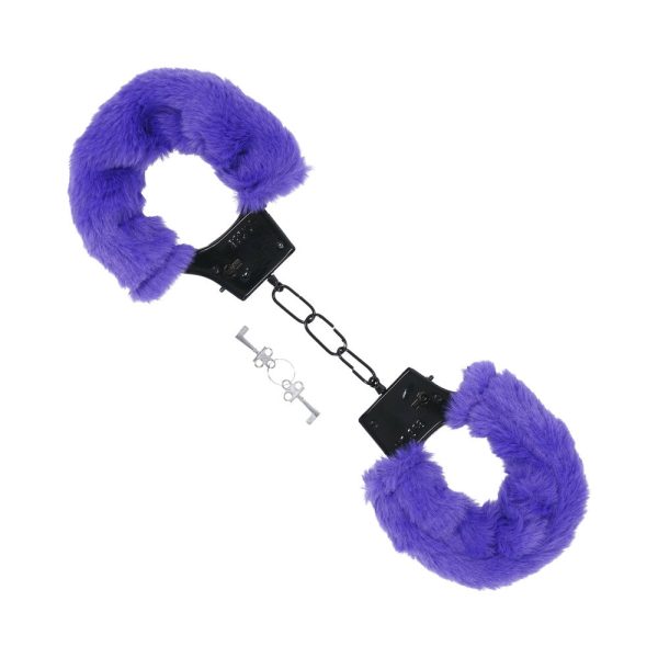 Merci Fluff Cuffs Violet - Image 5