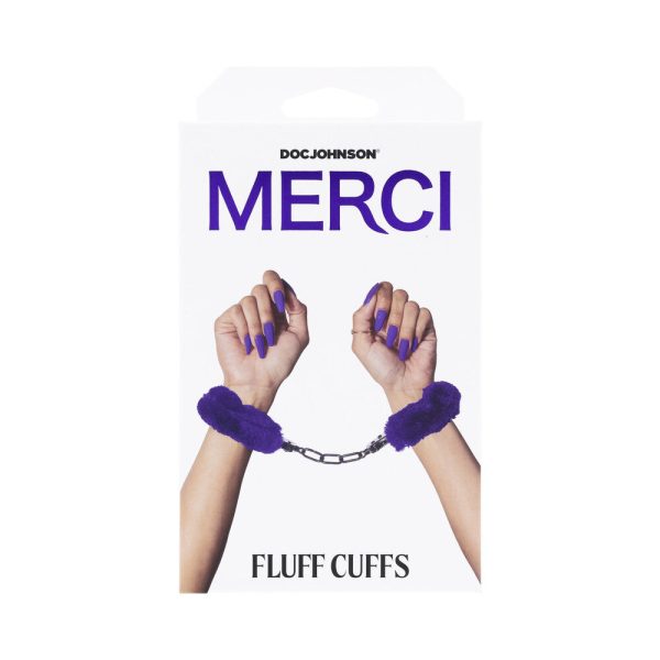 Merci Fluff Cuffs Violet - Image 6