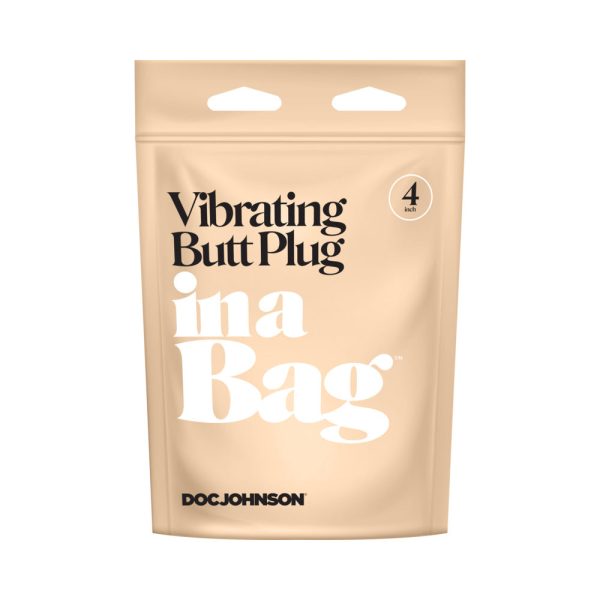 In A Bag Vibrating Butt Plug 4 in. Black - Image 7