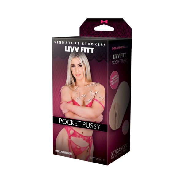 Signature Strokers Livv Fitt ULTRASKYN Pocket Pussy Vanilla - Image 6