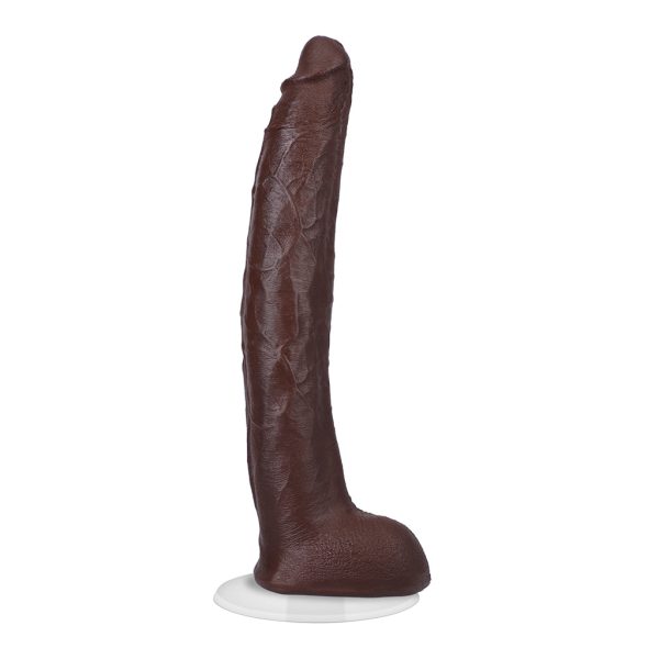 Signature Cocks Damion Dayski ULTRASKYN Cock with Removable Vac-U-Lock Suction Cup 12in Chocolate - Image 4
