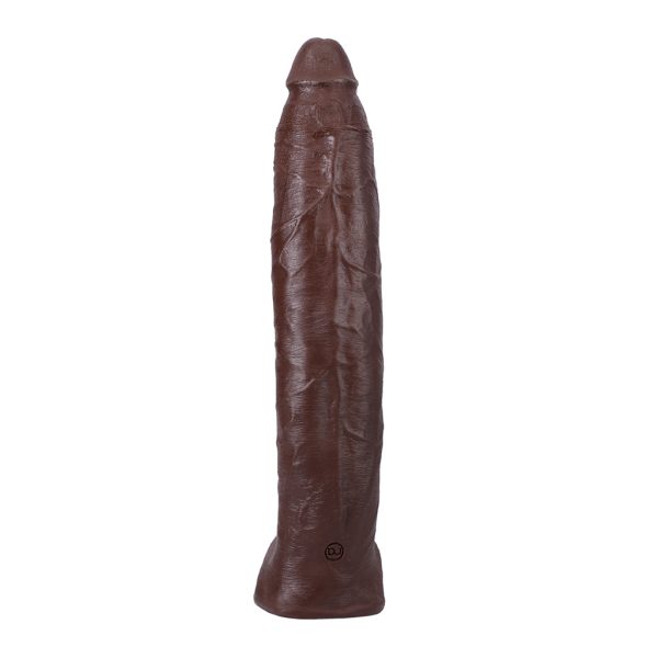 Signature Cocks Damion Dayski ULTRASKYN Cock with Removable Vac-U-Lock Suction Cup 12in Chocolate - Image 7