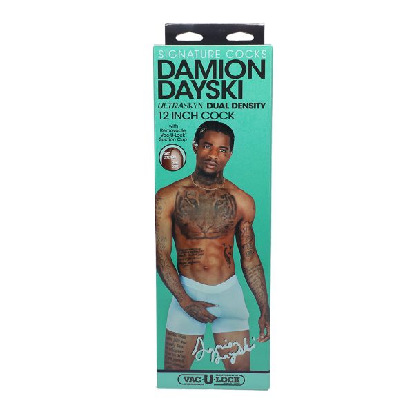Signature Cocks Damion Dayski ULTRASKYN Cock with Removable Vac-U-Lock Suction Cup 12in Chocolate - Image 9