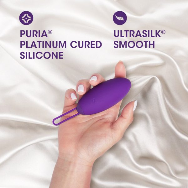 Wellness Imara Vibrating Egg with Remote Purple - Image 8