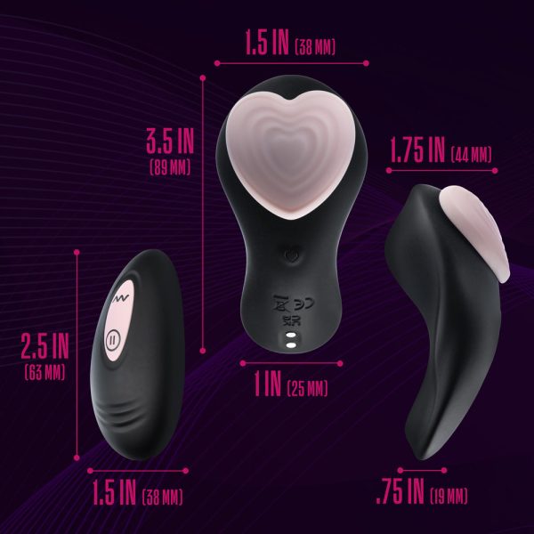 Temptasia Heartbeat Panty Vibe with Remote Pink - Image 8