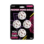 Pecker Beer Pong Balls 4-Pack