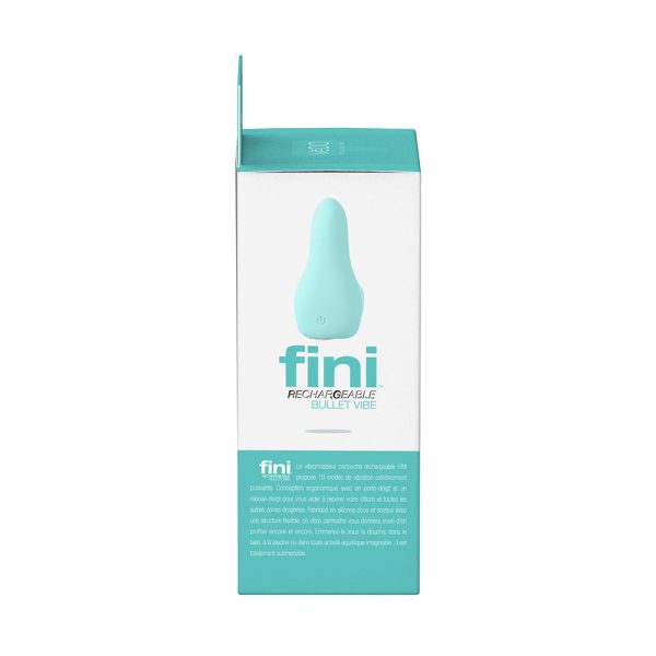 VeDO Fini Rechargeable Bullet Vibe Turquoise - Image 6
