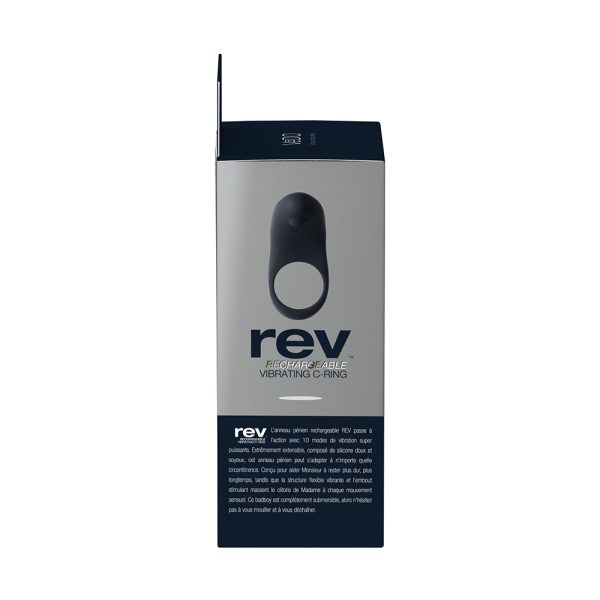 VeDO Rev Rechargeable Vibrating C-Ring Black - Image 6