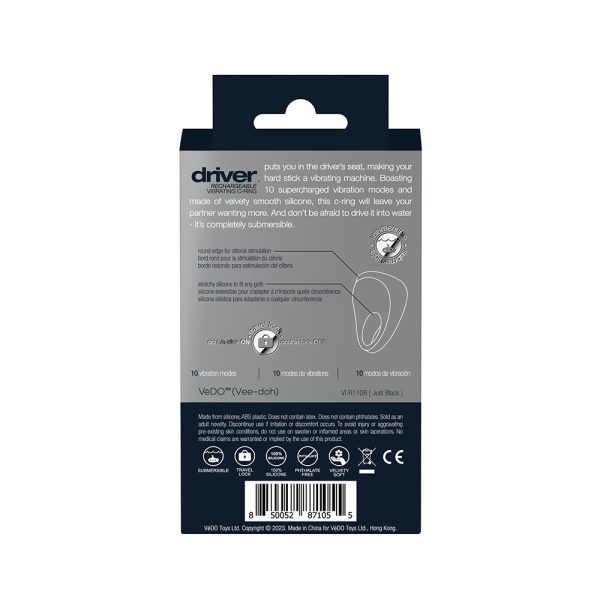VeDO Driver Rechargeable Vibrating C-Ring Black - Image 8