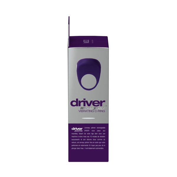 VeDO Driver Rechargeable Vibrating C-Ring Purple - Image 6