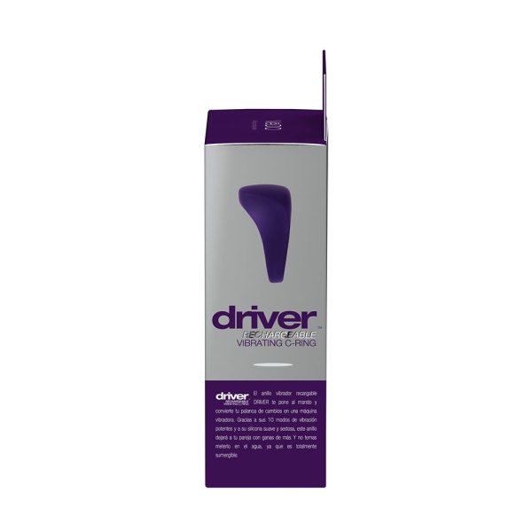 VeDO Driver Rechargeable Vibrating C-Ring Purple - Image 7