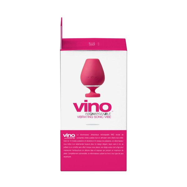 VeDO Vino Rechargeable Vibrating Sonic Vibe Pink - Image 6