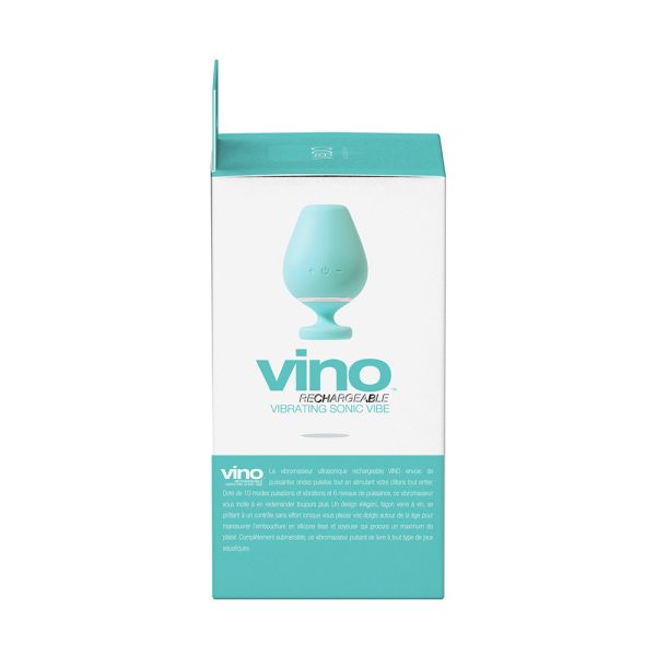 VeDO Vino Rechargeable Vibrating Sonic Vibe Turquoise - Image 6