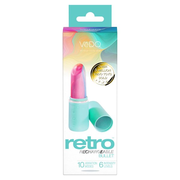 VeDO Retro Rechargeable Bullet Turquoise - Image 5