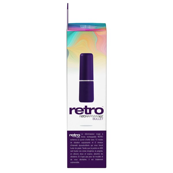 VeDO Retro Rechargeable Bullet Purple - Image 6